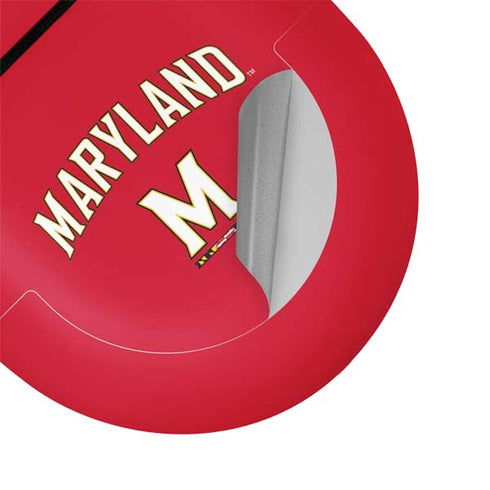 University of Maryland Collegiate Text Red Google Pixel Buds Skin